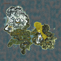 Goldenforst highlighted on Enderal map.