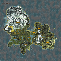 The Crystal Forest highlighted on Enderal map.