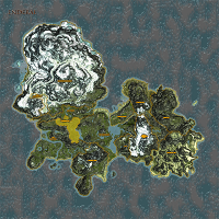 Whisperwood highlighted on Enderal map.