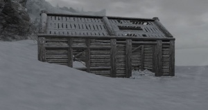 Cabin at the Avalanche-Prone Slope